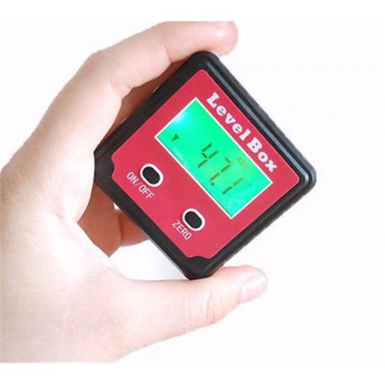 Digital Angle Finder Protractor Gauge Meter Bevel Box Inclinometer Spirit Level Box