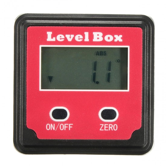 Digital Angle Finder Protractor Gauge Meter Bevel Box Inclinometer Spirit Level Box Digital Angle Finder Protractor Gauge Meter Bevel Box Inclinometer Spirit Level Box