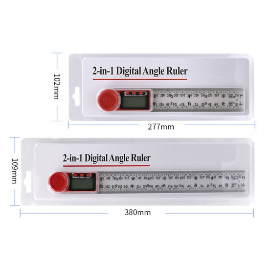Digital Angle Meter Inclinometer Digital Angle Ruler Electronic Goniometer Protractor Angle Finder Measuring Tool 200/300mm Digital Angle Meter Inclinometer Digital Angle Ruler Electronic Goniometer Protractor Angle Finder Measuring Tool 200/300mm