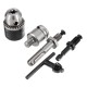 0.6-6.5mm Drill Chuck Drill Adapter Thread 3/8-24UNF Changed Impact Wrench Into Eletric Drill