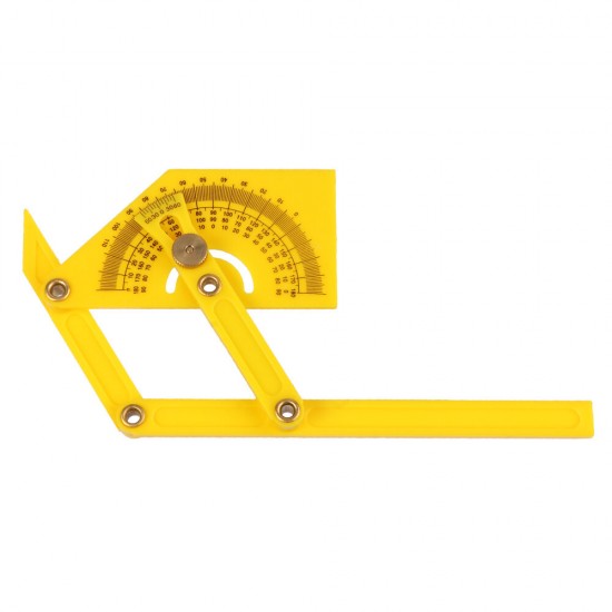 Goniometer Angle Finder Miter Gauge Arm Measuring Ruler Tool Plastic Protractor Hand Tools