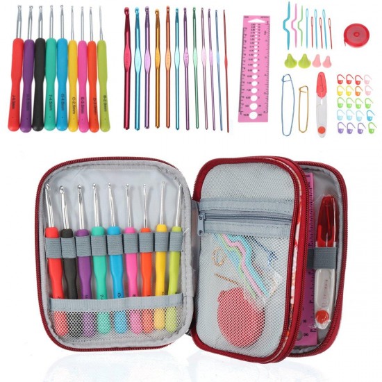 Home Use Sewing Tools Set Crochet Hooks Needles Stitches Knitting Craft Case Crochet Set Case Home Use Sewing Tools Set Crochet Hooks Needles Stitches Knitting Craft Case Crochet Set Case