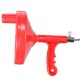 Hose Serpentine Floor Drain Snake Propeller 63.50m Sink Spiral Pore Dust Collector for Bathtub Drainage, Kitchen Sink