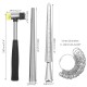 Jewelry Measuring Tool Set Alloy Ring Size Stick US Code Ring Ruler Hammer Kit Jewelry Measuring Tool Set Alloy Ring Size Stick US Code Ring Ruler Hammer Kit
