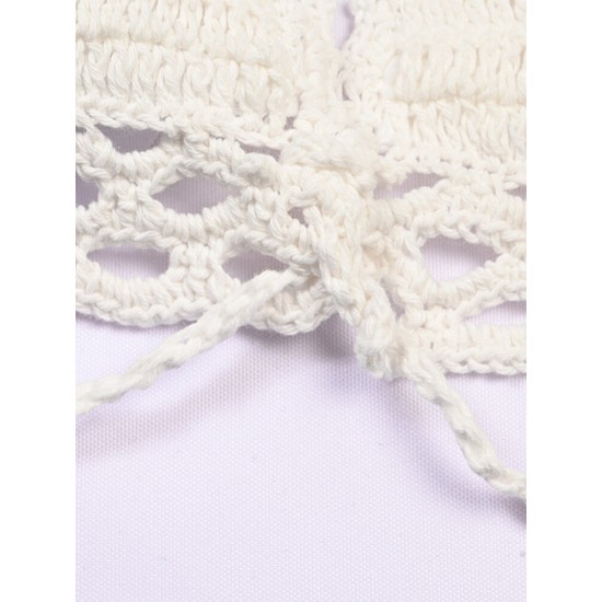 Knitting Top Floral Print Bikini Halter String Triangle Swimsuit Knitting Top Floral Print Bikini Halter String Triangle Swimsuit