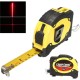 LV-07 Pro 25 7.5M Laser Level Tape Measure Horizontal Vertical Line Ruler Tester