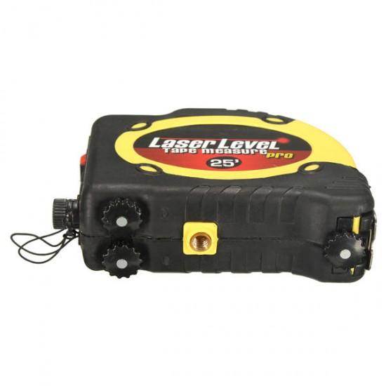 LV-07 Pro 25 7.5M Laser Level Tape Measure Horizontal Vertical Line Ruler Tester LV-07 Pro 25 7.5M Laser Level Tape Measure Horizontal Vertical Line Ruler Tester