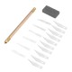 17-in-1 Double-headed Shank BGA CPU Chip Art Cutter Blades Kit For Iphone8/X 17-in-1 Double-headed Shank BGA CPU Chip Art Cutter Blades Kit For Iphone8/X