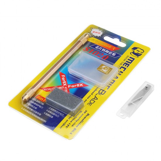 17-in-1 Double-headed Shank BGA CPU Chip Art Cutter Blades Kit For Iphone8/X
