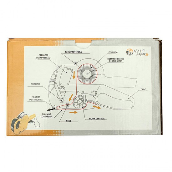 MX-5500 EOS 8 Digits Price Tag Gun with 5000Pcs labels and 1Pcs Ink