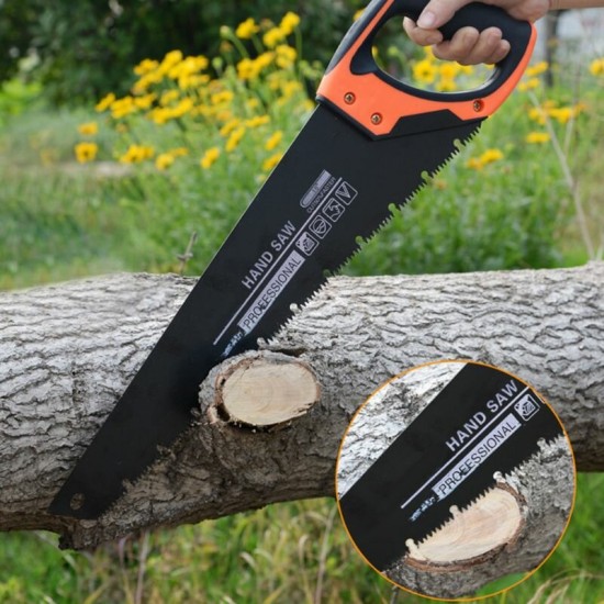 16''/18''/20'' Hand Saw Quick Cut Plastic Tube Trim Wood Gardening Woodworking Carpentry Tools