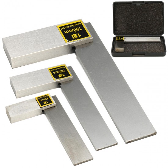 Machinist Bevel Square 90° Right Angle Ruler High Precision Design Tool Machinist Bevel Square 90° Right Angle Ruler High Precision Design Tool