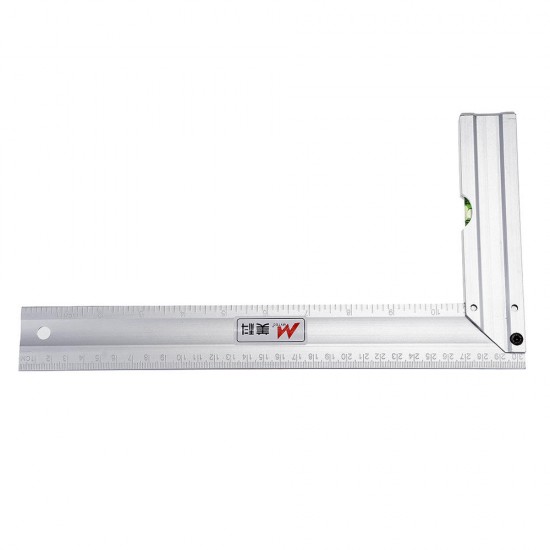300mm 90 Degree Angle Ruler Aluminum Alloy Square Marking Gauge Protractor Carpenter Measuring Tools Metric British with Bubble Level Metric 300mm 90 Degree Angle Ruler Aluminum Alloy Square Marking Gauge Protractor Carpenter Measuring Tools Metric British with Bubble Level Metric