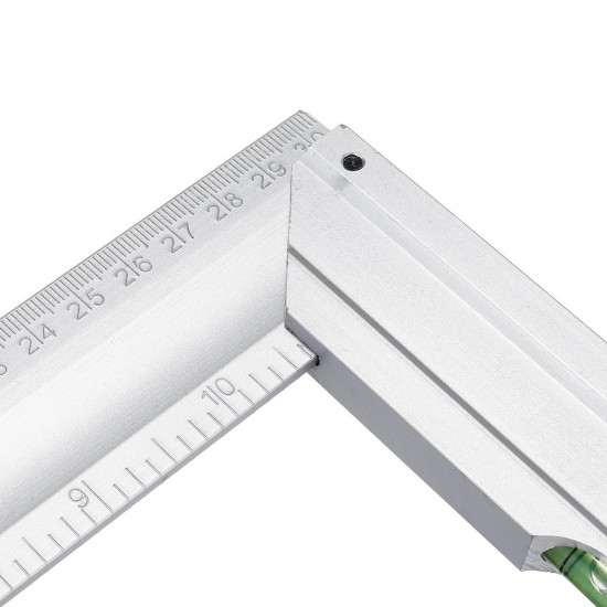 300mm 90 Degree Angle Ruler Aluminum Alloy Square Marking Gauge Protractor Carpenter Measuring Tools Metric British with Bubble Level Metric 300mm 90 Degree Angle Ruler Aluminum Alloy Square Marking Gauge Protractor Carpenter Measuring Tools Metric British with Bubble Level Metric