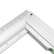 300mm 90 Degree Angle Ruler Aluminum Alloy Square Marking Gauge Protractor Carpenter Measuring Tools Metric British with Bubble Level Metric 300mm 90 Degree Angle Ruler Aluminum Alloy Square Marking Gauge Protractor Carpenter Measuring Tools Metric British with Bubble Level Metric