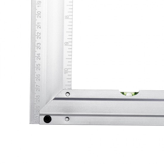 300mm 90 Degree Angle Ruler Aluminum Alloy Square Marking Gauge Protractor Carpenter Measuring Tools Metric British with Bubble Level Metric 300mm 90 Degree Angle Ruler Aluminum Alloy Square Marking Gauge Protractor Carpenter Measuring Tools Metric British with Bubble Level Metric