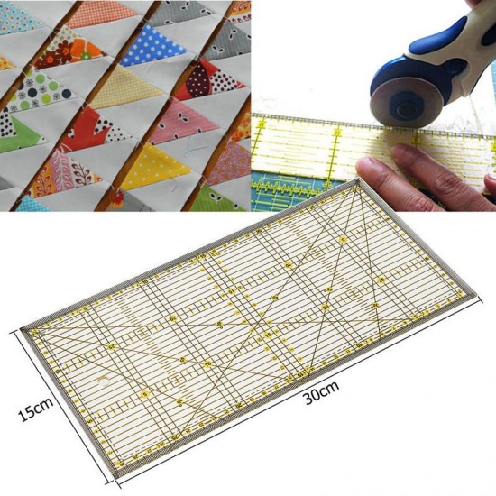 Patchwork Ruler Diy Hand Tool Sewing Gauge Ruler Generous Ruler Quilting