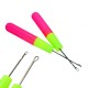 Plastic Handle Crochet Hook Interlocking Braid Needle 2 Sizes