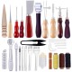 Professional Handmade Sewing Leather Craft Tools Kit Punch Stitching Carving