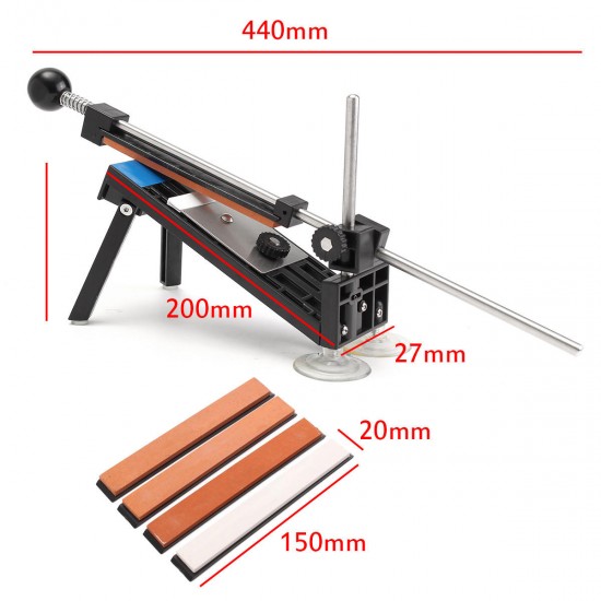 Professional Sharpener Kit Sharpen Stone System Fix-angle with 4 Stones