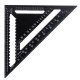 AR01 43X30X30cm Metric Aluminum Alloy Triangle Ruler Black Triangular Ruler AR01 43X30X30cm Metric Aluminum Alloy Triangle Ruler Black Triangular Ruler