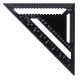 AR01 43X30X30cm Metric Aluminum Alloy Triangle Ruler Black Triangular Ruler AR01 43X30X30cm Metric Aluminum Alloy Triangle Ruler Black Triangular Ruler