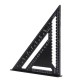 AR01 43X30X30cm Metric Aluminum Alloy Triangle Ruler Black Triangular Ruler AR01 43X30X30cm Metric Aluminum Alloy Triangle Ruler Black Triangular Ruler
