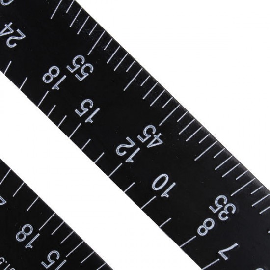 AR01 43X30X30cm Metric Aluminum Alloy Triangle Ruler Black Triangular Ruler AR01 43X30X30cm Metric Aluminum Alloy Triangle Ruler Black Triangular Ruler