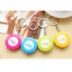 150CM Soft Rubber Tape Measures Sewing Tailor Body Measuring Tool With Key Ring