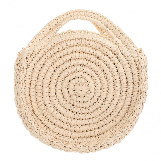 Round Straw Bag Women Rattan Circle Handwoven Shoulder Bag Round Straw Bag Women Rattan Circle Handwoven Shoulder Bag