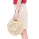 Round Straw Bag Women Rattan Circle Handwoven Shoulder Bag Round Straw Bag Women Rattan Circle Handwoven Shoulder Bag