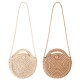 Round Straw Bag Women Rattan Circle Handwoven Shoulder Bag Round Straw Bag Women Rattan Circle Handwoven Shoulder Bag