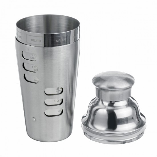 Stainless Steel 700ML Cocktail Shaker Set Maker Mixer Martini Bar Bartender Kit Stainless Steel 700ML Cocktail Shaker Set Maker Mixer Martini Bar Bartender Kit