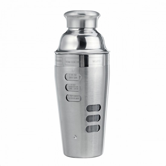 Stainless Steel 700ML Cocktail Shaker Set Maker Mixer Martini Bar Bartender Kit Stainless Steel 700ML Cocktail Shaker Set Maker Mixer Martini Bar Bartender Kit