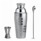 Stainless Steel 700ML Cocktail Shaker Set Maker Mixer Martini Bar Bartender Kit Stainless Steel 700ML Cocktail Shaker Set Maker Mixer Martini Bar Bartender Kit