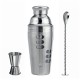 Stainless Steel 700ML Cocktail Shaker Set Maker Mixer Martini Bar Bartender Kit