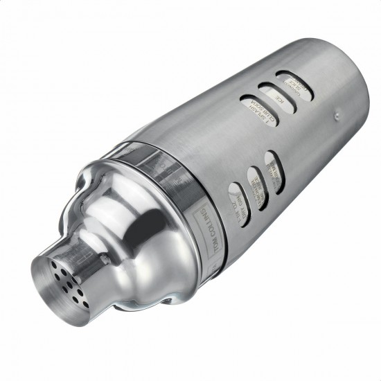 Stainless Steel 700ML Cocktail Shaker Set Maker Mixer Martini Bar Bartender Kit Stainless Steel 700ML Cocktail Shaker Set Maker Mixer Martini Bar Bartender Kit
