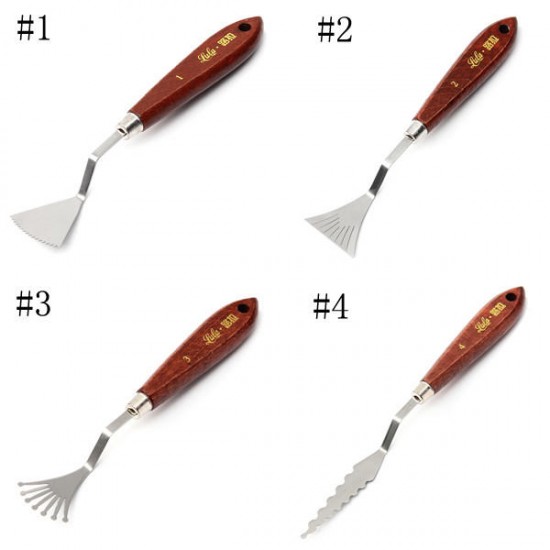 Stainless Steel Palette Scrapers Shovel Spatula Paint Painting Artist Tool Stainless Steel Palette Scrapers Shovel Spatula Paint Painting Artist Tool