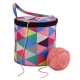 Sturdy Portable Premium Yarn Storage Tote Crocheting Supplies Organizer Fabric Storage Bag Tools