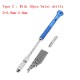 Upgrade Semi-automatic Mini Hand Drill+2pcs Double Side Chuck+10pcs Twist Drill Bits