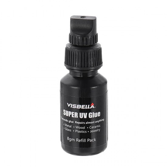 Universal 5 Seconds Fix UV Light Glue Plastic Welding Glue Quickly Seal and Repair with 8g Refill Bottle Liquid