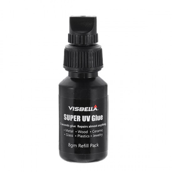 Universal 5 Seconds Fix UV Light Glue Plastic Welding Glue Quickly Seal and Repair with 8g Refill Bottle Liquid Universal 5 Seconds Fix UV Light Glue Plastic Welding Glue Quickly Seal and Repair with 8g Refill Bottle Liquid