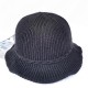 Women Autumn Crochet Knitted Bucket Hat Cotton Foldable Sunscreen Beach Hat