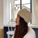 Women Hand-crocheted Beanie Hat Women Hand-crocheted Beanie Hat