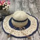 Women Handmake Woven Sun Protection Wide Brimmed Floppy Hat