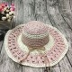 Women Handmake Woven Sun Protection Wide Brimmed Floppy Hat Women Handmake Woven Sun Protection Wide Brimmed Floppy Hat