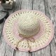 Women Handmake Woven Sun Protection Wide Brimmed Floppy Hat Women Handmake Woven Sun Protection Wide Brimmed Floppy Hat