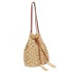 Women Hook Tassel Bucket Bags Ladies Straw Plaiting Tassel Bucket Bags Handbags