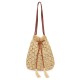 Women Hook Tassel Bucket Bags Ladies Straw Plaiting Tassel Bucket Bags Handbags