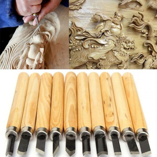 Wood Carving Hand Chisel Woodworking Tool Woodworkers Gouges 6Pcs/10Pcs/12Pcs